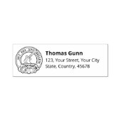 Clan Gunn Crest Self-Inking Stamp Zelfinktende Stempel (Design)