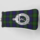 Clan Gunn Crest & Tartan Golfheadcover (Voorkant)