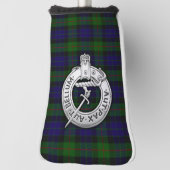Clan Gunn Crest & Tartan Golfheadcover (Draai 90)