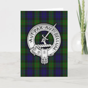 Clan Gunn Crest & Tartan Kaart