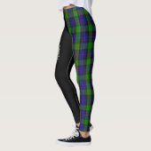 Clan Gunn Crest & Tartan Leggings (Links)