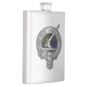 Clan Gunn Crest & Tartan - Oude Norse Flacon (Rechts)