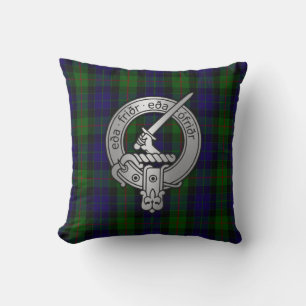 Clan Gunn Crest & Tartan - Oude Norse Kussen