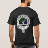 Clan Gunn Crest & Tartan T-shirt (Achterkant)
