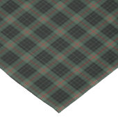 Clan Gunn Donker Groen en Zwart Schots Tartan Tafelkleed (Gekanteld)
