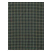 Clan Gunn Donker Groen en Zwart Schots Tartan Tafelkleed (Voorkant)