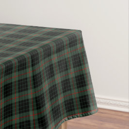 Clan Gunn Donker Groen en Zwart Schots Tartan Tafelkleed