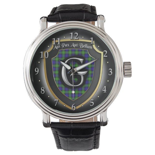 Clan Gunn Schotland viering horloge (Voorkant)
