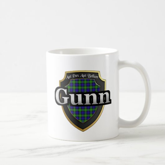Clan Gunn Scottish Dynasty Tartan Mokken Cups (Rechts)
