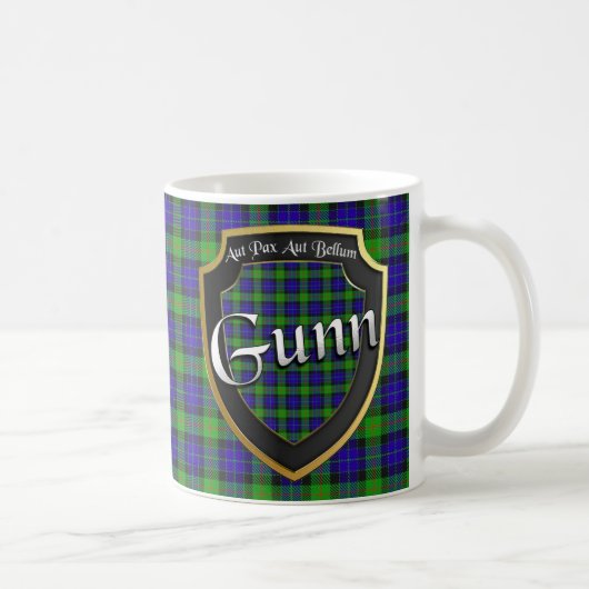 Clan Gunn Scottish Shield Cups Mokken (Rechts)