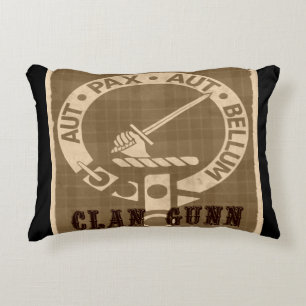 Clan Gunn Sepia Accent Kussen