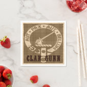 Clan Gunn Sepia Servetten (Insitu)