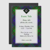 Clan Gunn Tartan (Voorkant / Achterkant)