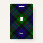 Clan Gunn Tartan Badge (Voorkant)