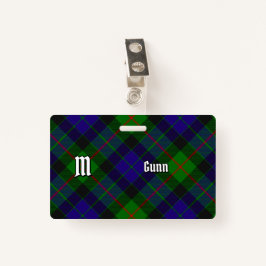 Clan Gunn Tartan Badge