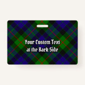 Clan Gunn Tartan Badge (Achterkant)