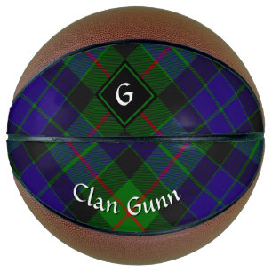 Clan Gunn Tartan Basketball Basketbal