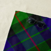 Clan Gunn Tartan Beach Towel Strandlaken (In situ)