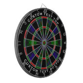 Clan Gunn Tartan Board Dartbord (Voorkant Links)