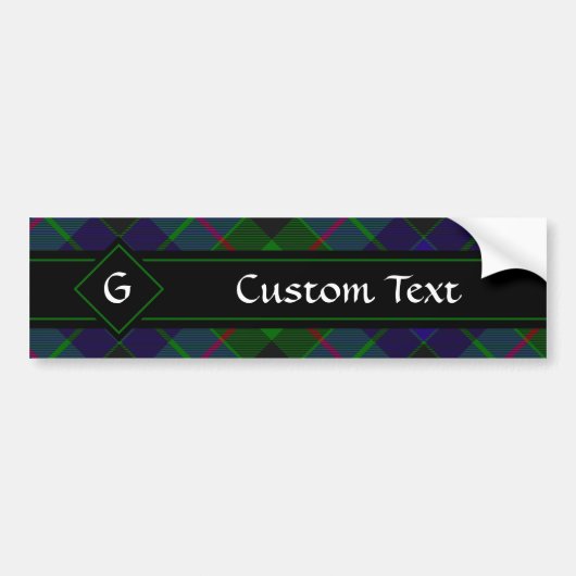 Clan Gunn Tartan Bumpersticker (Voorkant)