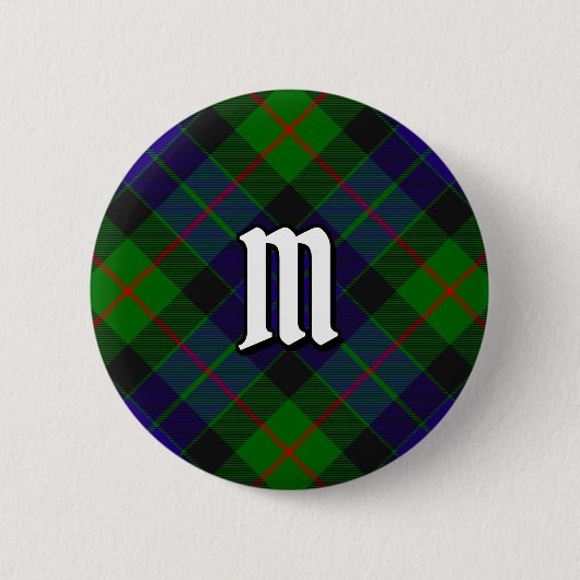Clan Gunn Tartan Button (Voorkant)