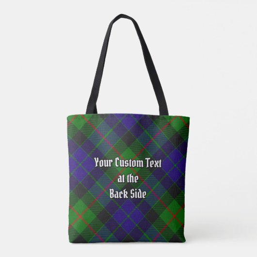 Clan Gunn Tartan Canvas tas (Achterkant)