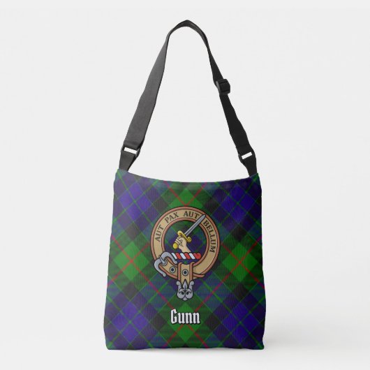 Clan Gunn Tartan Crossbody Bag Tas (Voorkant)