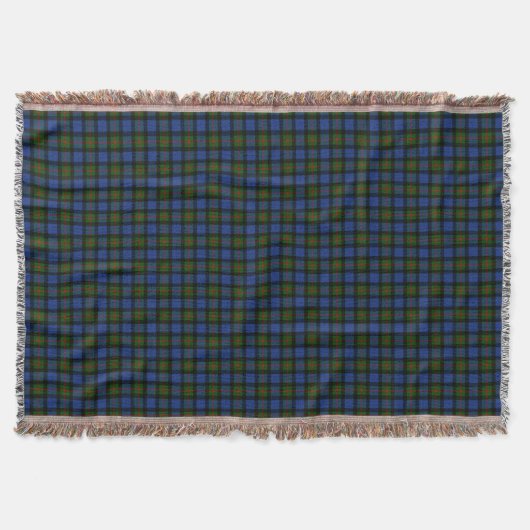 Clan Gunn Tartan Deken (Voorkant)