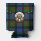 Clan Gunn Tartan en Sporran Blikjeskoeler (Voorkant)