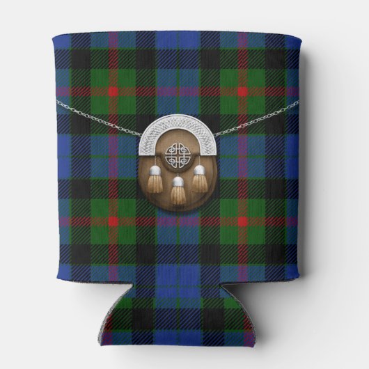 Clan Gunn Tartan en Sporran Blikjeskoeler (Achterkant)