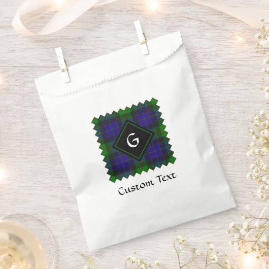 Clan Gunn Tartan Favor Bag Bedankzakje (Geknipt)