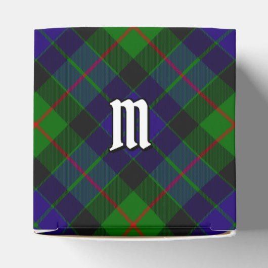 Clan Gunn Tartan Favor Box Bedankdoosjes (Bovenkant)
