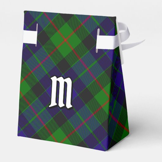 Clan Gunn Tartan Favor Box Bedankdoosjes (Achterkant)