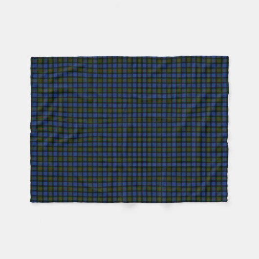 Clan Gunn Tartan Fleece Deken (Voorkant (Horizontaal))
