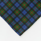 Clan Gunn Tartan Fleece Deken (Hoek)