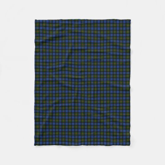 Clan Gunn Tartan Fleece Deken (Voorkant)