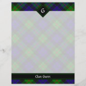 Clan Gunn Tartan Flyer (Achterkant)