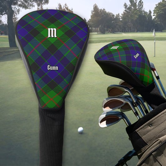 Clan Gunn Tartan Golf Head Hoesje Golfheadcover