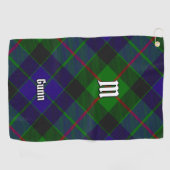 Clan Gunn Tartan Golf Towel Golfhanddoek (Horizontaal)