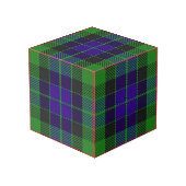Clan Gunn Tartan House Blessing Kubus (Achter hoekig)