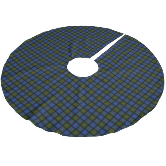 Clan Gunn Tartan Kerstboom Rok (Gekanteld)