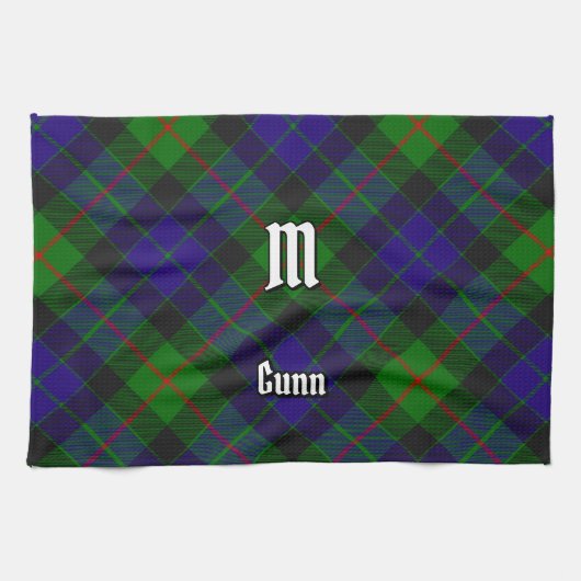 Clan Gunn Tartan Kitchen Towel Theedoek (Horizontaal)