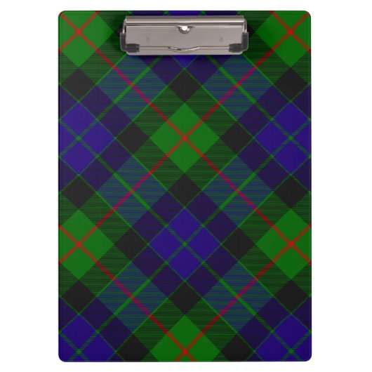 Clan Gunn Tartan Klembord (Voorkant)