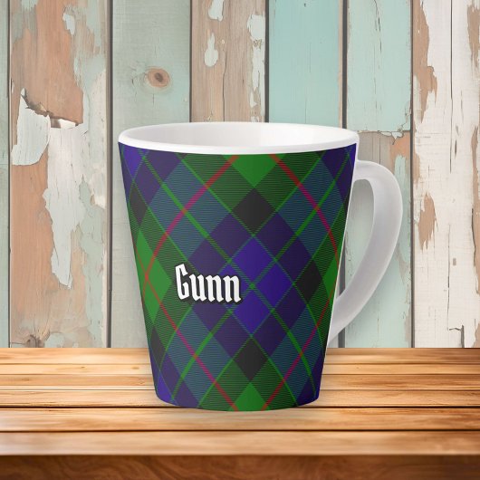 Clan Gunn Tartan Latte Mok