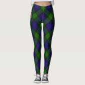 Clan Gunn Tartan Leggings (Voorkant)
