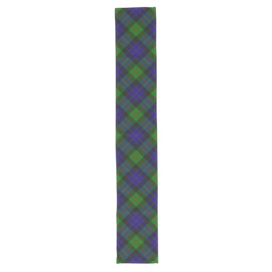 Clan Gunn Tartan Long Table Runner Lange Tafelloper (Voorkant)