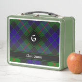 Clan Gunn Tartan Metal Lunch Box (In situ)