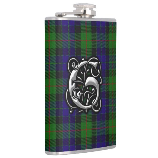 Clan Gunn Tartan Old Scotland Flask Heupfles (Rechts)