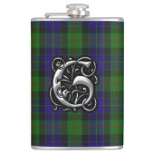 Clan Gunn Tartan Old Scotland Flask Heupfles (Voorkant)