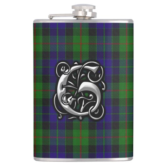 Clan Gunn Tartan Old Scotland Flask Heupfles (Voorkant)